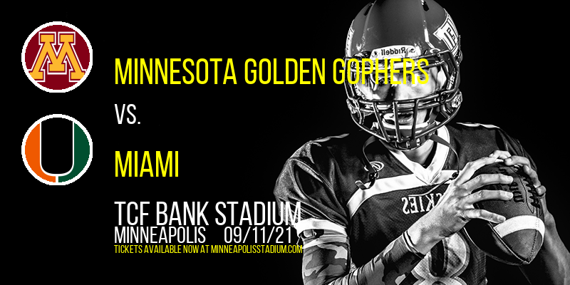 Minnesota Golden Gophers vs. Miami (OH) Redhawks at TCF Bank Stadium