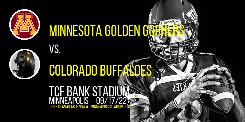 Minnesota Golden Gophers vs. Colorado Buffaloes at TCF Bank Stadium