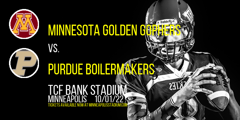 Minnesota Golden Gophers vs. Purdue Boilermakers at TCF Bank Stadium