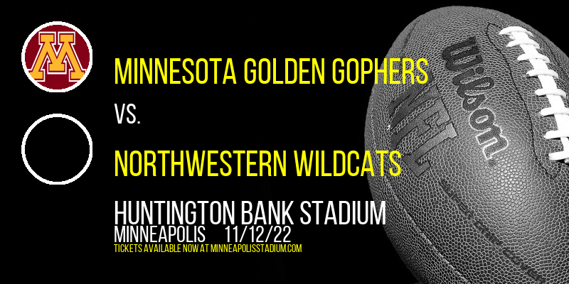 Minnesota Golden Gophers vs. Northwestern Wildcats at TCF Bank Stadium